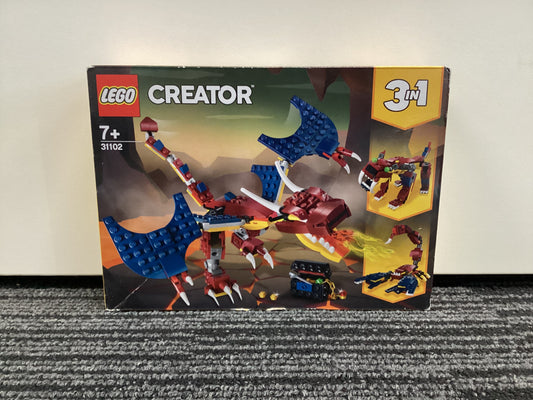 LEGO. Creator. 3in1. Fire Dragon. 31102