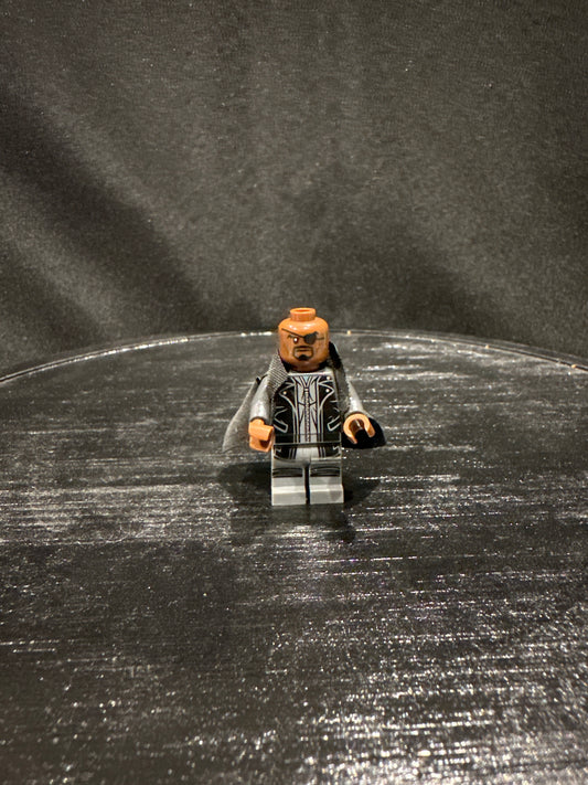 LEGO Minifigure. Nick Fury leather trench coat. SH0185.