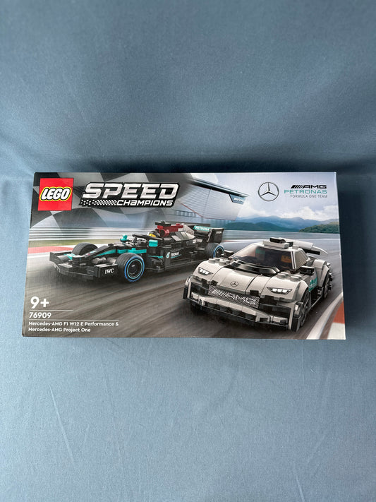 LEGO Speed Champions. Mercedes-AMG F1 W12 E Performance & Mercedes-AMG Project One. 76909.