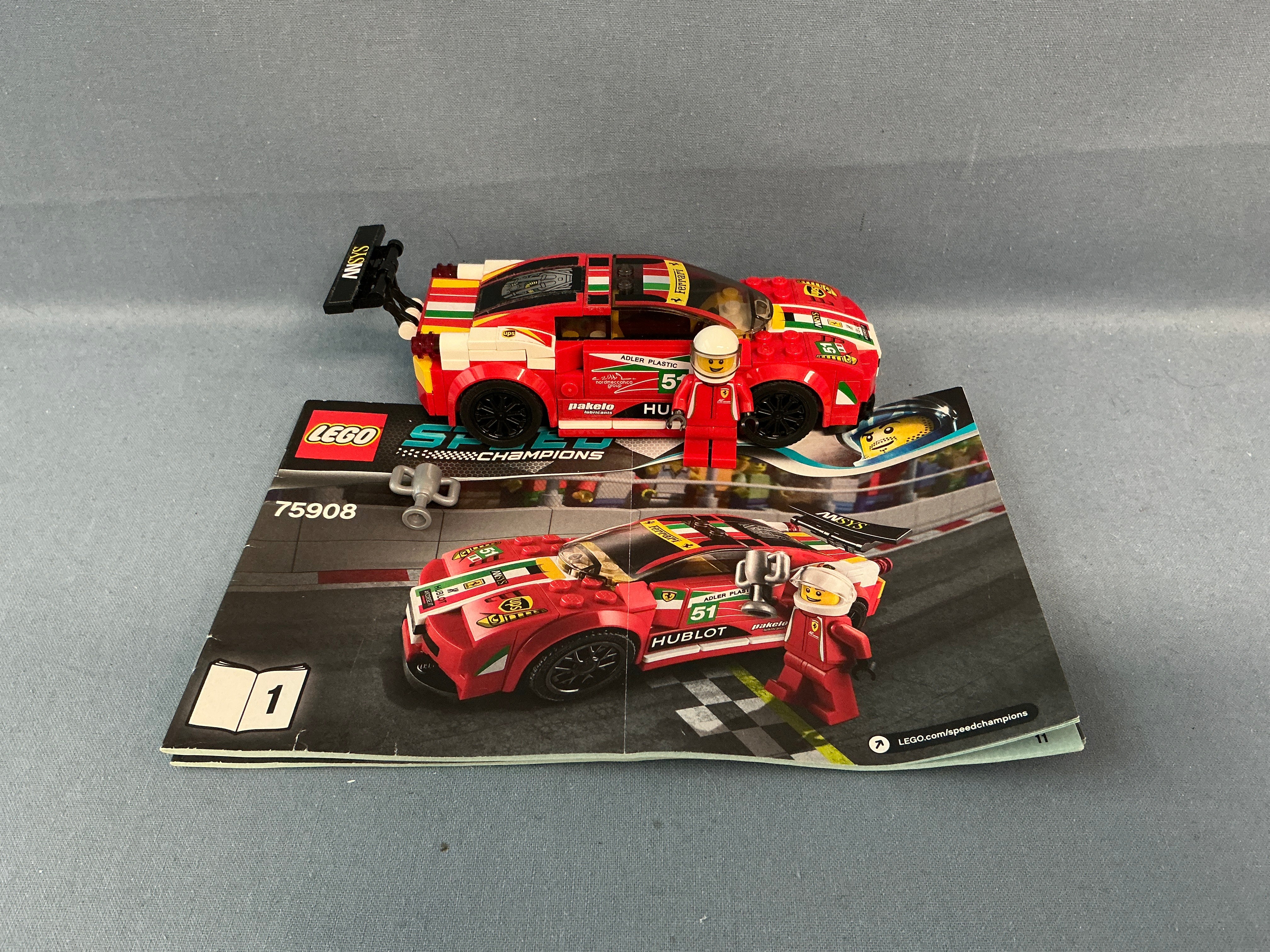 LEGO Speed Champions. Ferrari 458 Italia GT2. 75908. (Used) – Brick ...