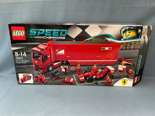LEGO Speed Champions. F14 T & Scuderia Ferrari Truck. 75913. Used