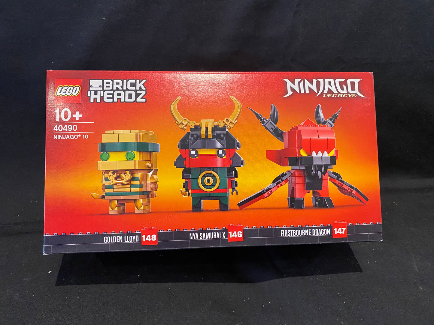 Ninjago 10 BrickHeadz. 40490. New