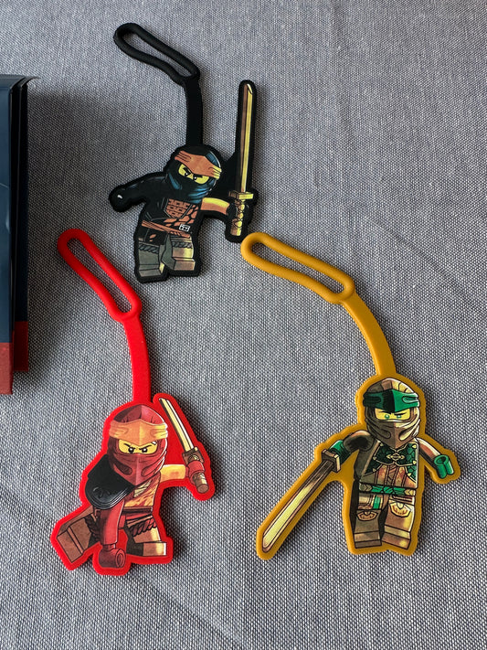 LEGO Ninjago. Bag Tags triple pack.