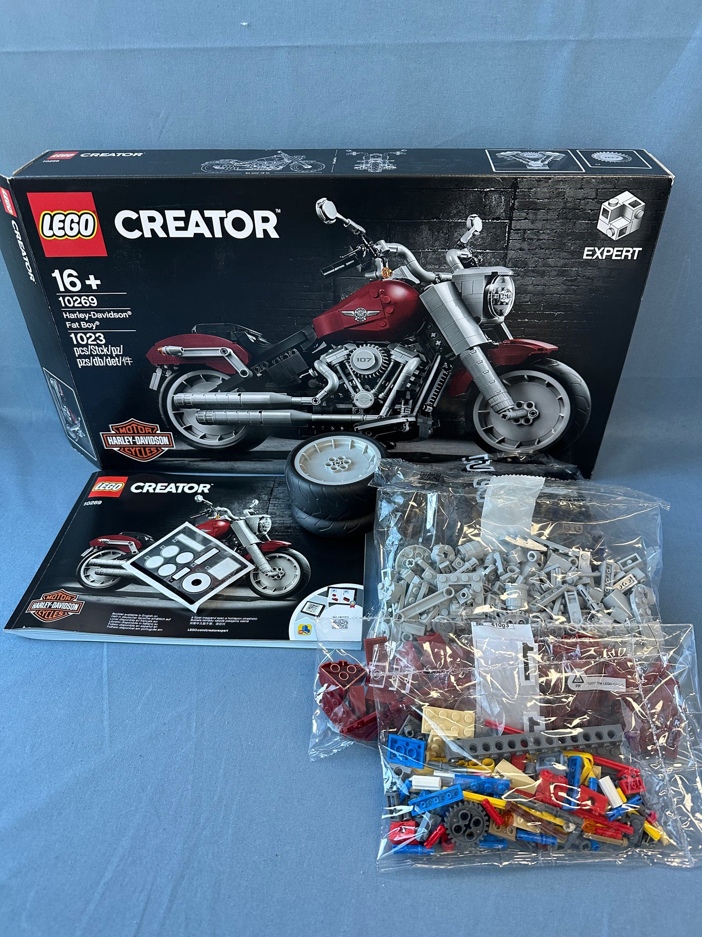 LEGO Creator expert. Harley Davidson Fat Boy. 10269 (used)