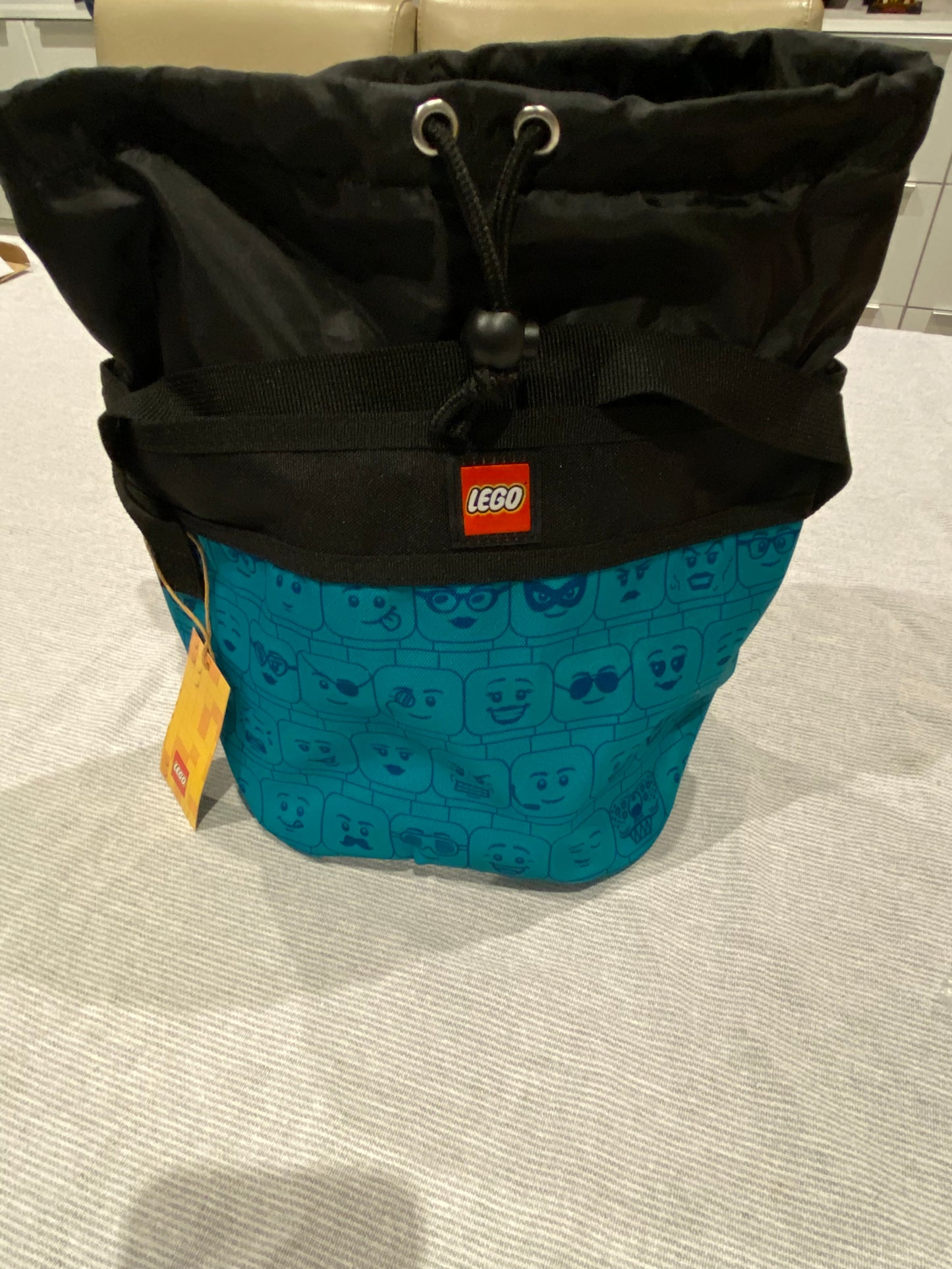 Genuine LEGO drawstring bag. New.